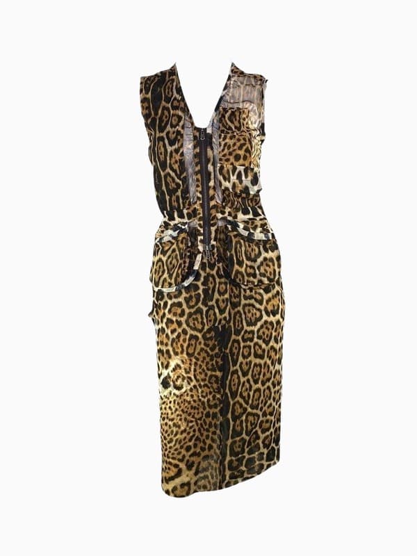 S/S 2002 Yves Saint Laurent by Tom Ford Jaguar Skirt Set product image