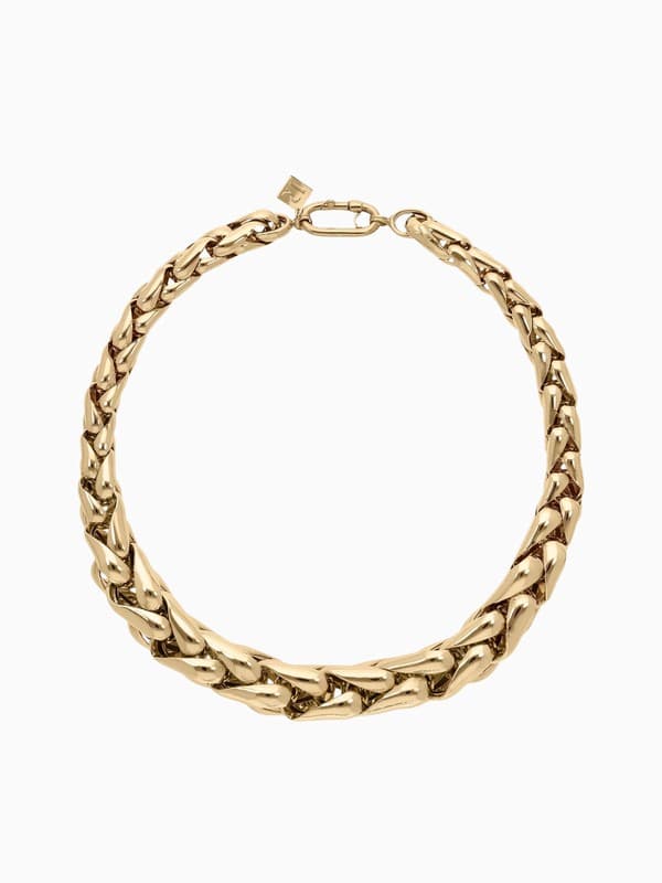 Gia Yellow Gold Large Links Necklace product image