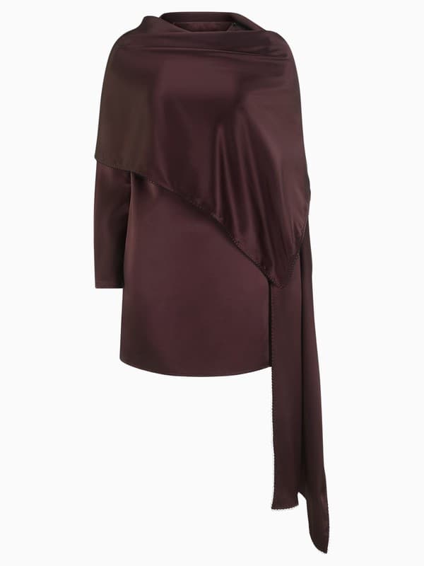 Saul Dress in Silk Satin product image
