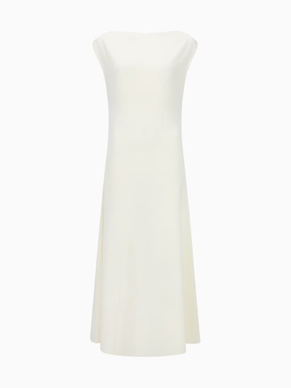 Sofie Dress in Drape Suiting Bone product image