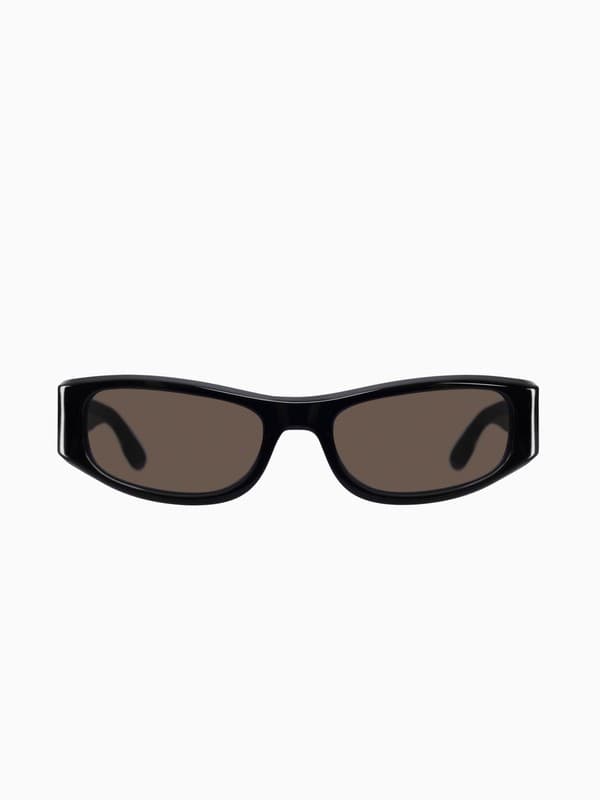 The SUEDE Sunglasses in Black and Brown product image