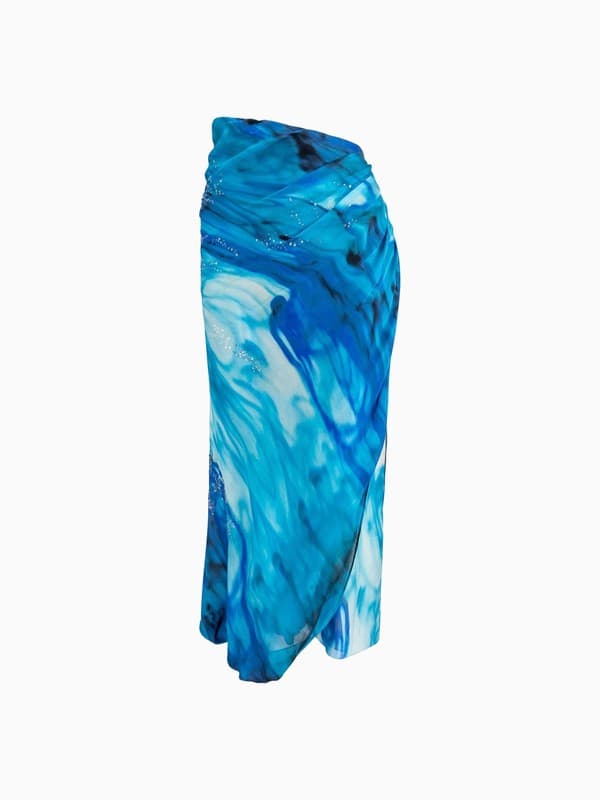 NWT 2000s Pareo-Style Pant Skirt product image