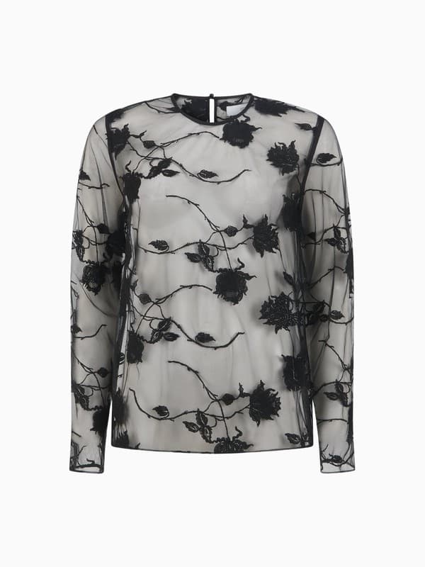 Frances Top in Embroidered Tulle product image