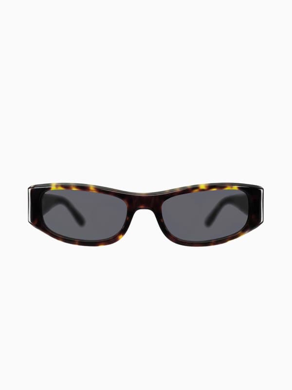 The SUEDE Sunglasses in Leopard and Black product image