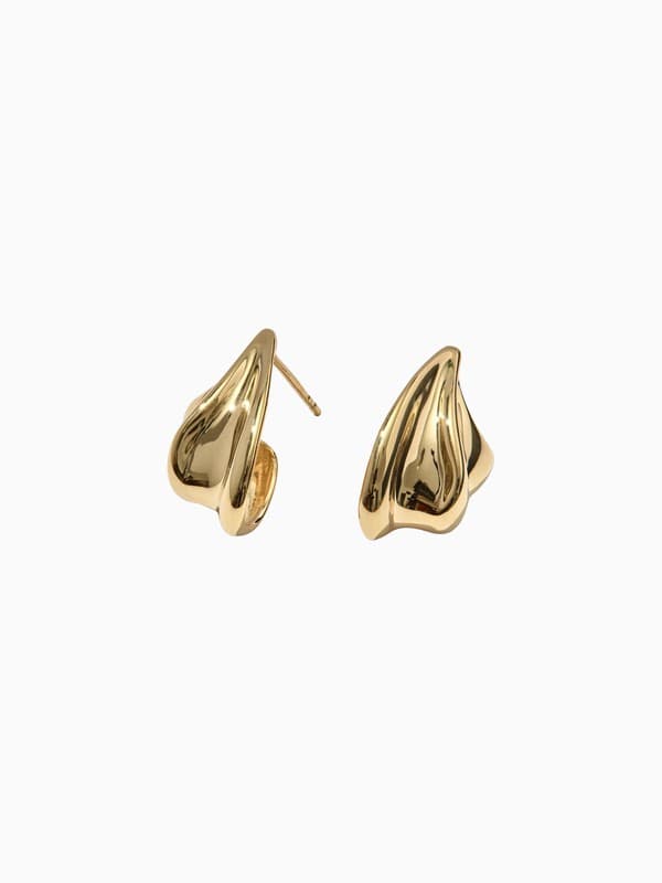 Wave Earrings in Gold product image