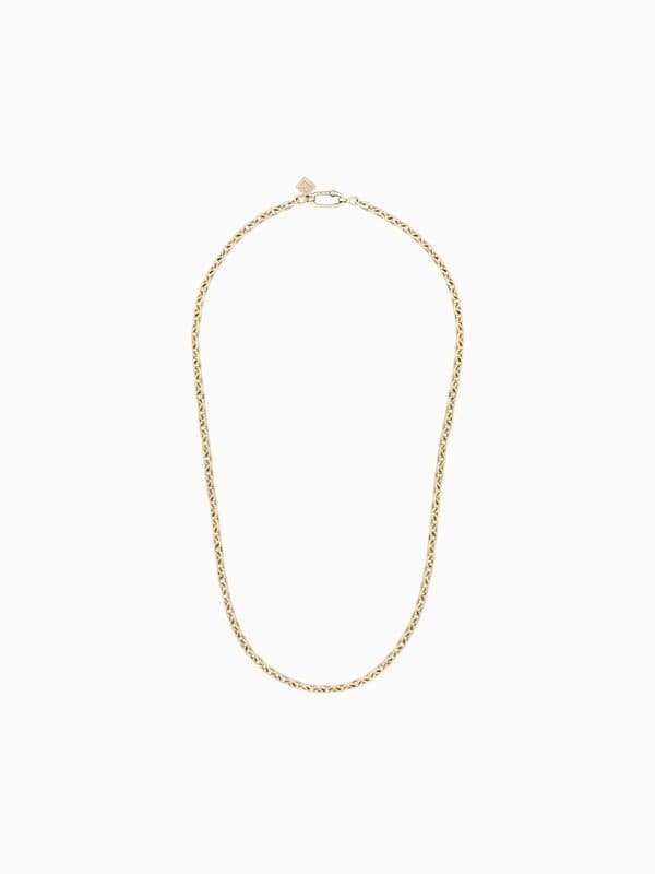 Lee Brushed Yellow Gold Forçat Long Chain product image