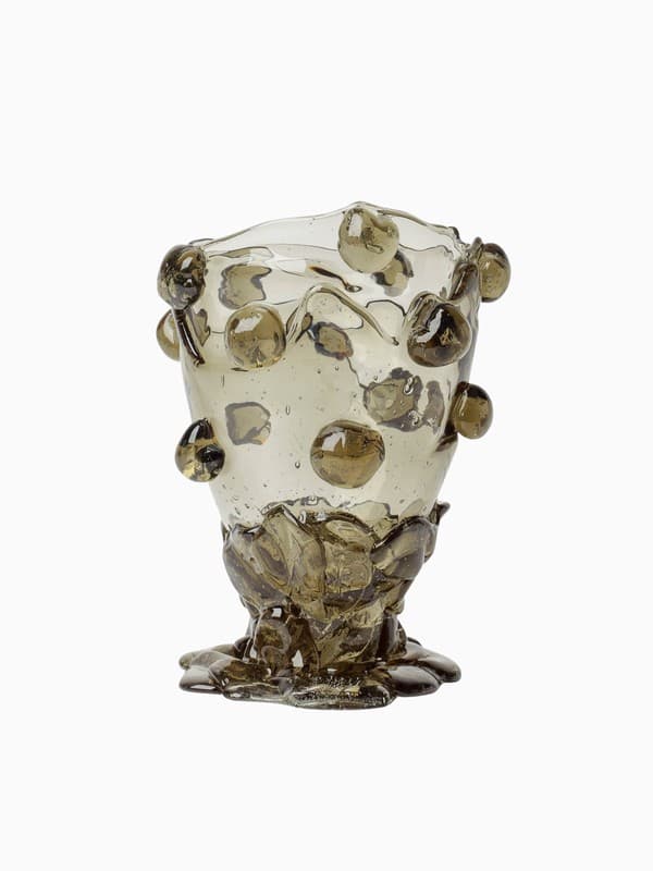 Nugget Vase Small in Clear Black product image