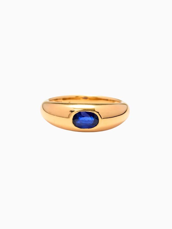 Vintage 18ct Gold &amp; Sapphire Ring product image