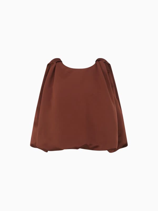 Knot Top in Satin Faille product image