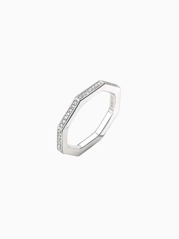 Audace Mono Diamond White Gold Ring product image