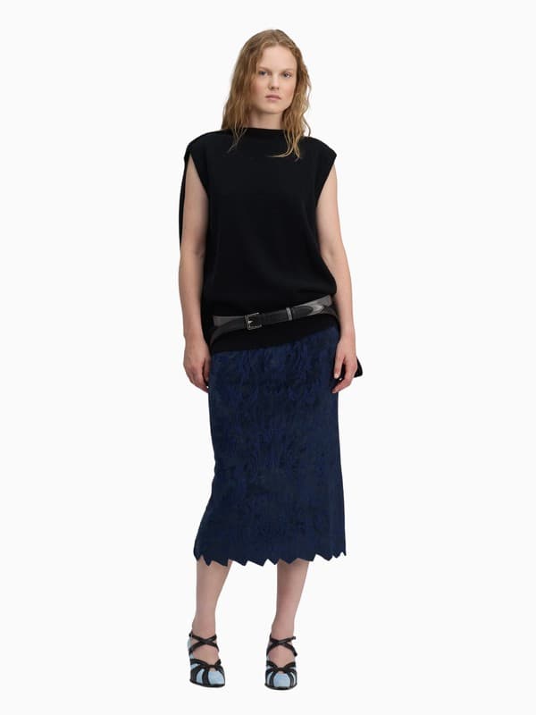 Wool Top in Black product image