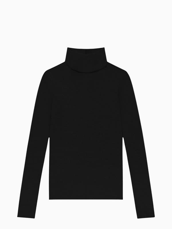 Dinah Longsleeve Turtleneck in Black product image