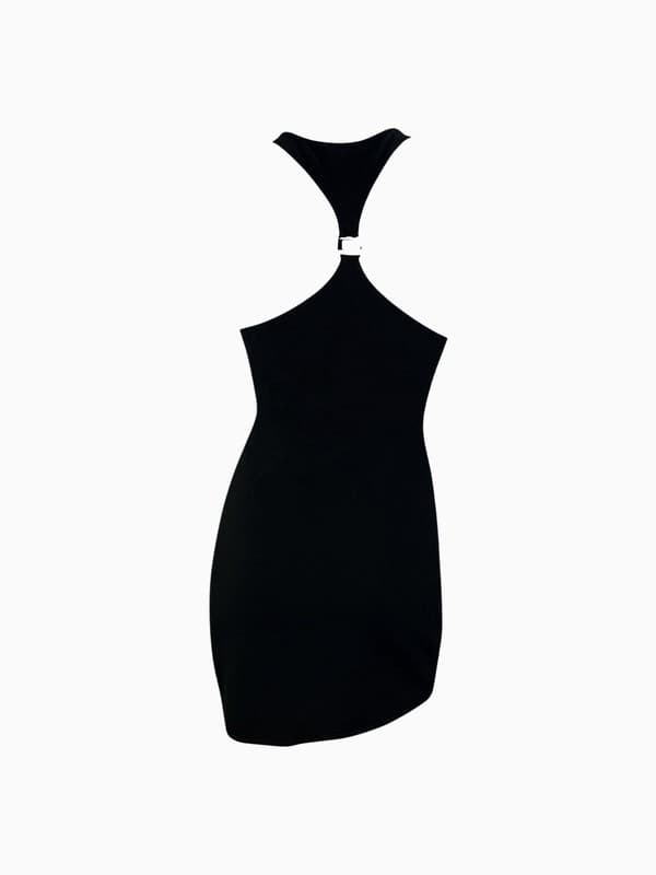 S/S 1998 Gucci by Tom Ford G Logo Buckle Knit Dress product image