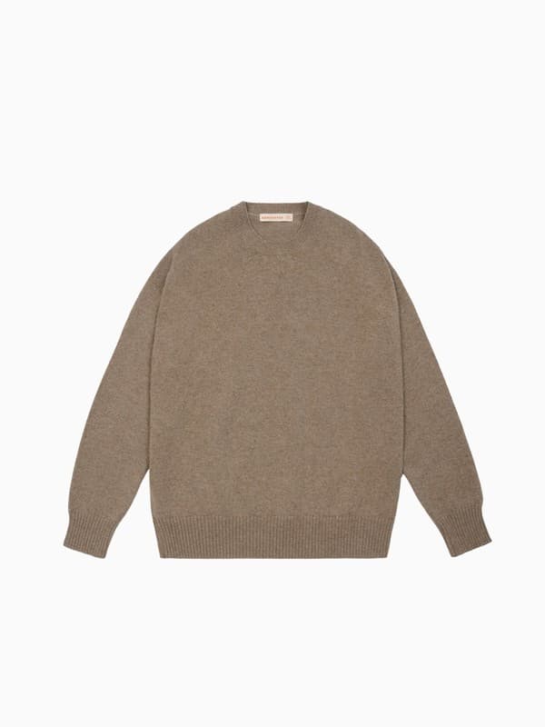 Innes Slouch Crewneck in Dark Natural product image
