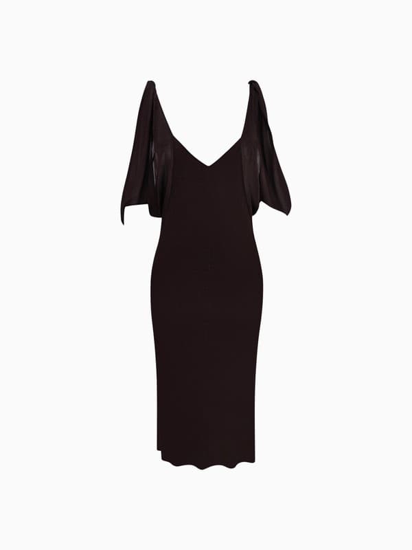 NWT S/S 2003 Gucci by Tom Ford Sheer Plunging Dress product image