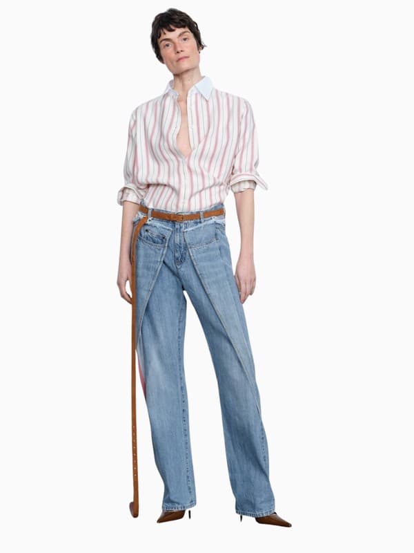 Wrap Jeans in Blue product image