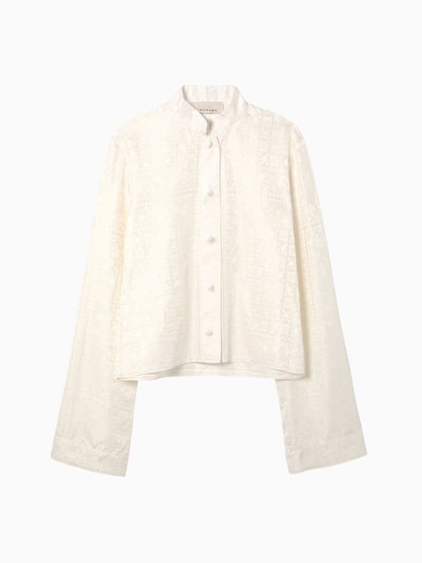Nisha Silk Shirt in Ivory product image