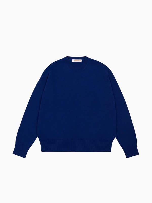 Innes Slouch Crewneck in Smalt Blue product image