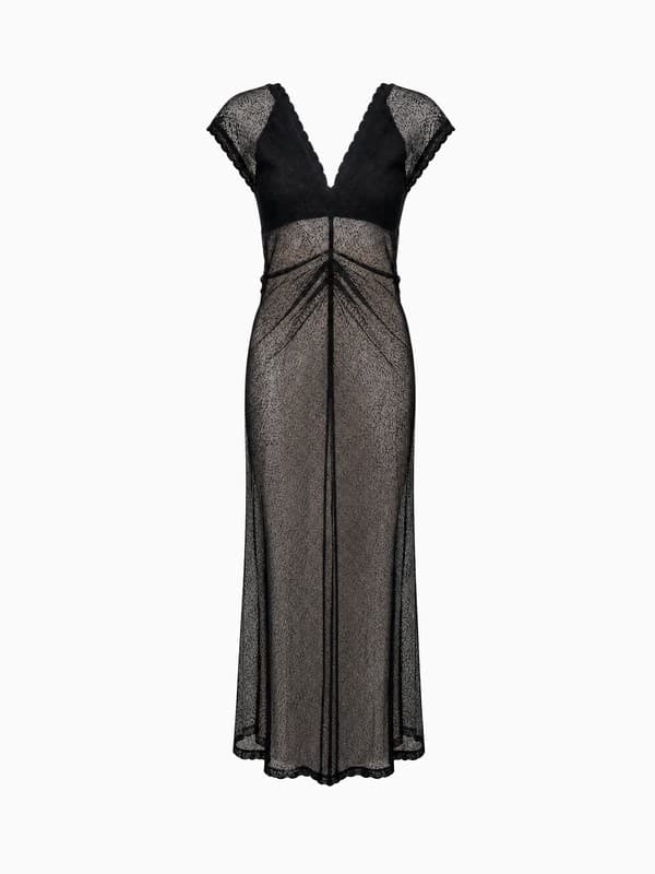 Ingrith Lace Dress in Black product image
