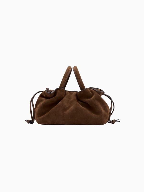 Brown Suede Mila Mini Tote product image