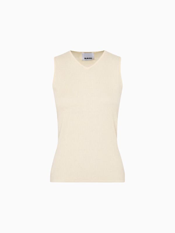 Second-Skin V-Neck Tank Top in Butter Yellow product image