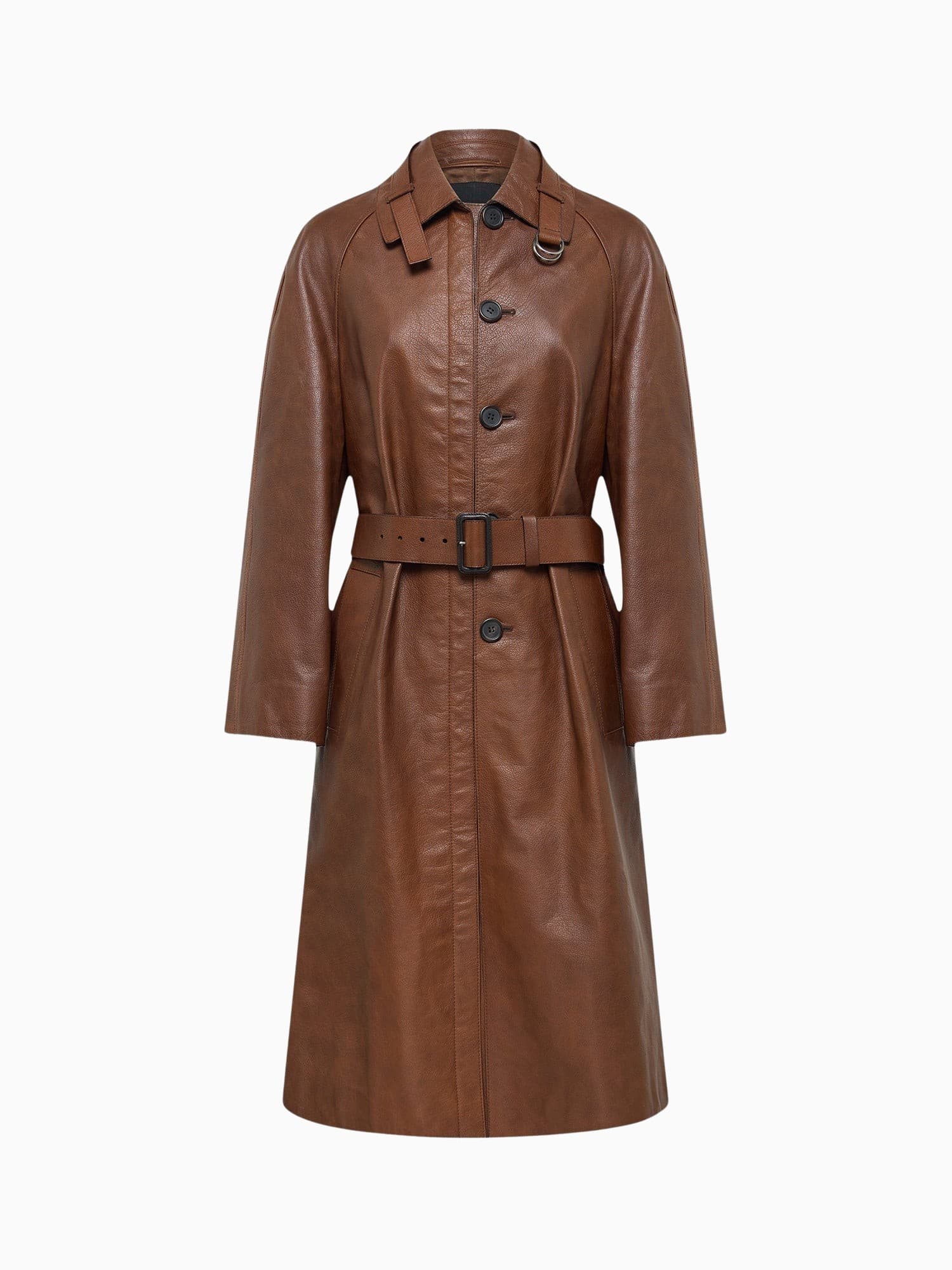 Fall 2002 Prada Runway Leather Coat product image