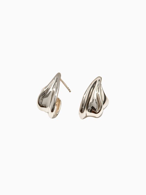 Wave Earrings in Silver product image